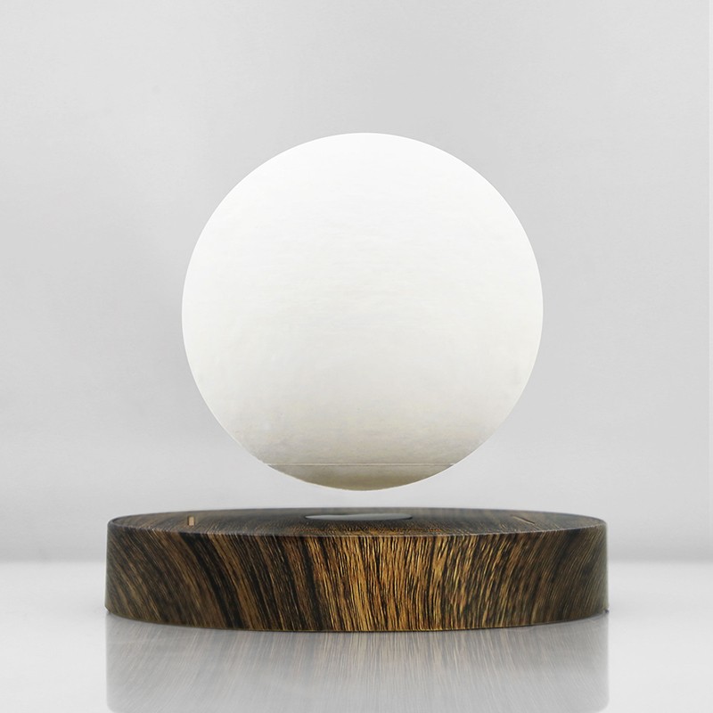 Creative Cadeau Accueil Décorations de bureau Salon Éclairage Touch Switch Magnetic Flottail Table Lampe 3D Lévitant Lune Lumière